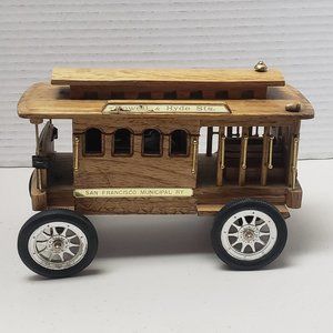 San Francisco Musical Wooden Trolley
